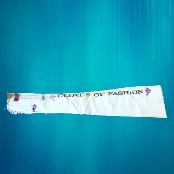 Vintage Kid Leather Gloves Washable Opera Length by Superb West Germany - Picture 3 of 16